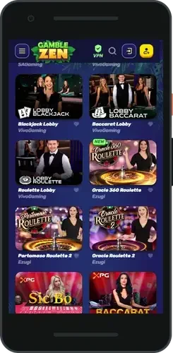 Gamblezen slots on mobile